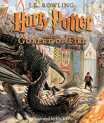 HARRY POTTER AND THE GOBLET OF FIRE #4  ILLUSTRATED EDITION