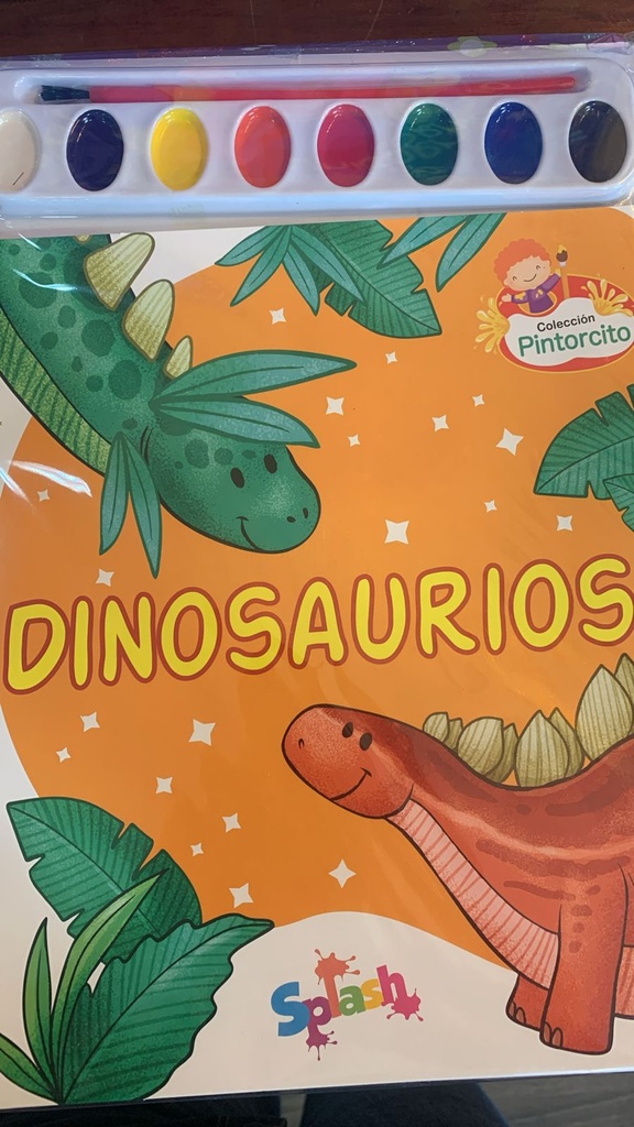 DINOSAURIOS A PINTAR C/ACUARELA