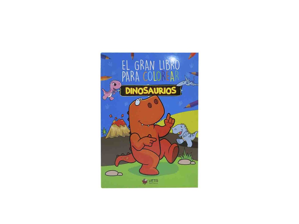 GRAN LIBRO COLOREAR, DINOSAURIOS