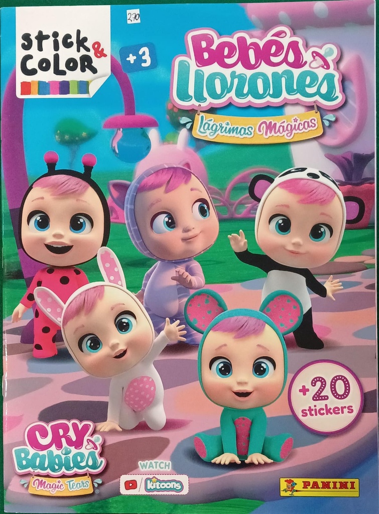 BEBES LLORONES LAGRIMAS MAGICAS STICK COLOR
