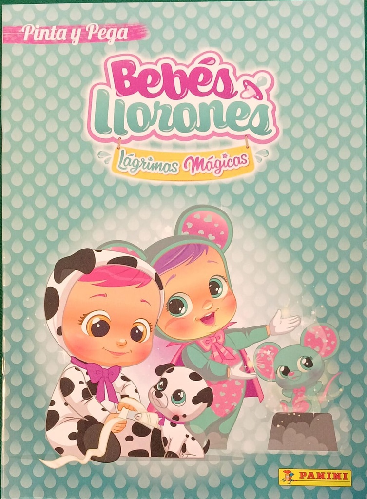BEBES LLORONES, LAGRIMAS MAGICAS PINTA Y PEGA