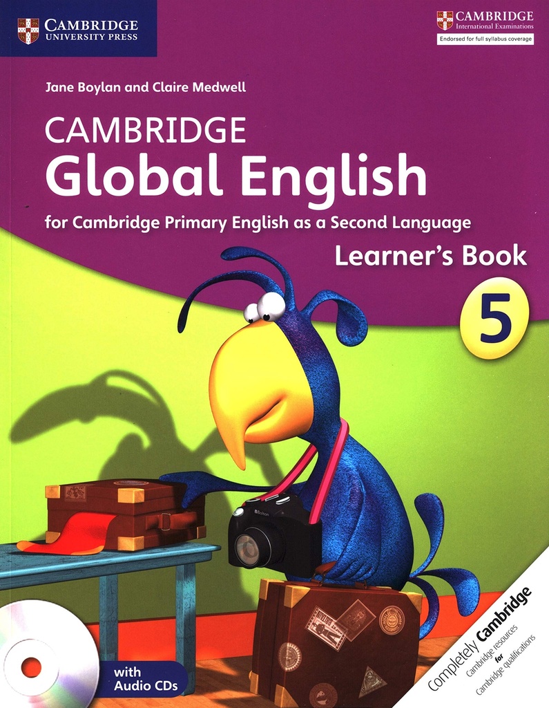 CAMBRIDGE GLOBAL ENGLISH 5 LEARNERS BOOK WITH AUDIO CDS