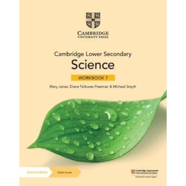 CAMBRIDGE LOWER SECONDARY SCIENCE 2ED WORKBOOK 7 WITH DIGITAL ACCESS (1 YEAR)