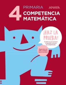 COMPETENCIA MATEMÁTICA 4º EDUCACION PRIMARIA