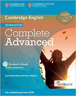 COMPLETE ADVANCED 2 ED STUDENTS BOOK WITH ANSWERS WITH CD-ROM AND TEST BANK