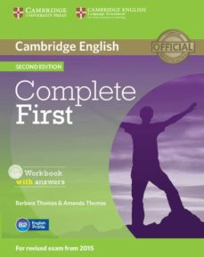 COMPLETE FIRST 2ED WORKBOK WITH ANSWERS AND AUDIO CD