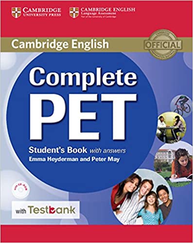 COMPLETE PET STUDENTS BOOK WITH ANSWERS WITH CD-ROM AND TESTBANK
