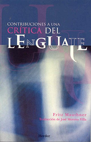 CONTRIBUCIONES CRITICA DEL LENGUAJE
