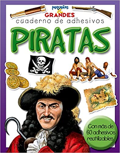 CUADERNO DE ADHESIVOS, PIRATAS