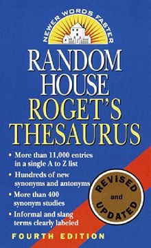 DICTIONARY RANDOM HOUSE ROGETS THESAURUS SINONIMOS EN INGLES