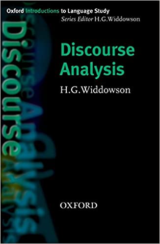DISCOURSE ANALYSIS