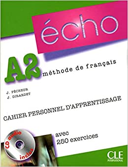 ECHO A2 CAHIER PERSONNEL D APPRENTISSAGE + CD GIRA