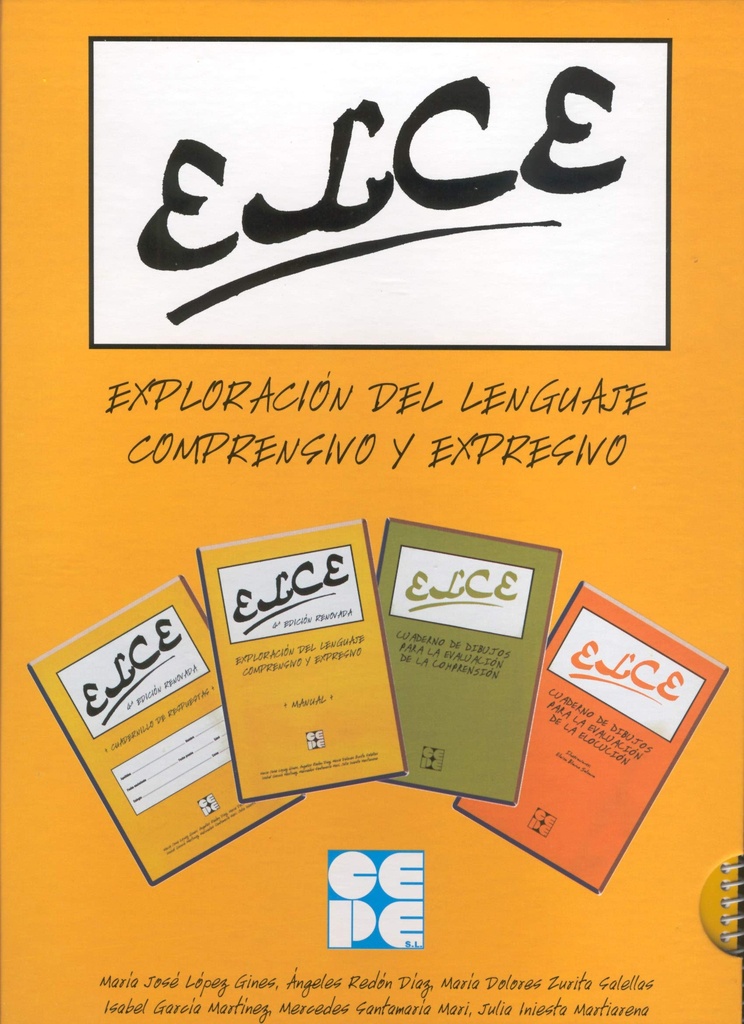 ELCE EXPLORACION DEL LENGUAJE COMPRENSIVO Y EXPRESIVO MALETIN