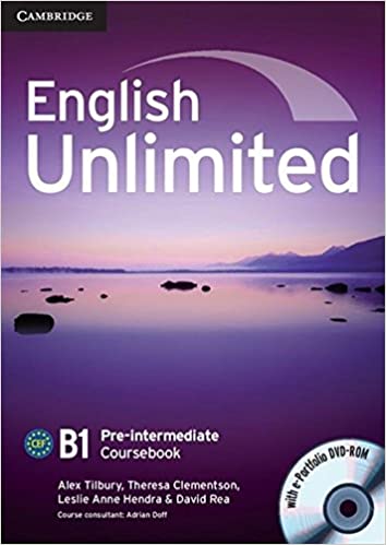 ENGLISH UNLIMITED PRE-INTERMEDIATE COURSEBOOK WITH E-PORTFOLIO