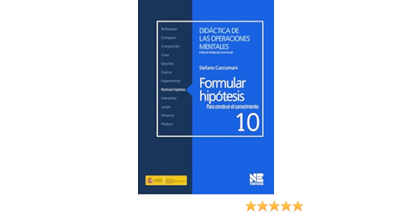 FORMULAR HIPÓTEISIS : PARA CONSTRUIR EL CONOCIMIENTO