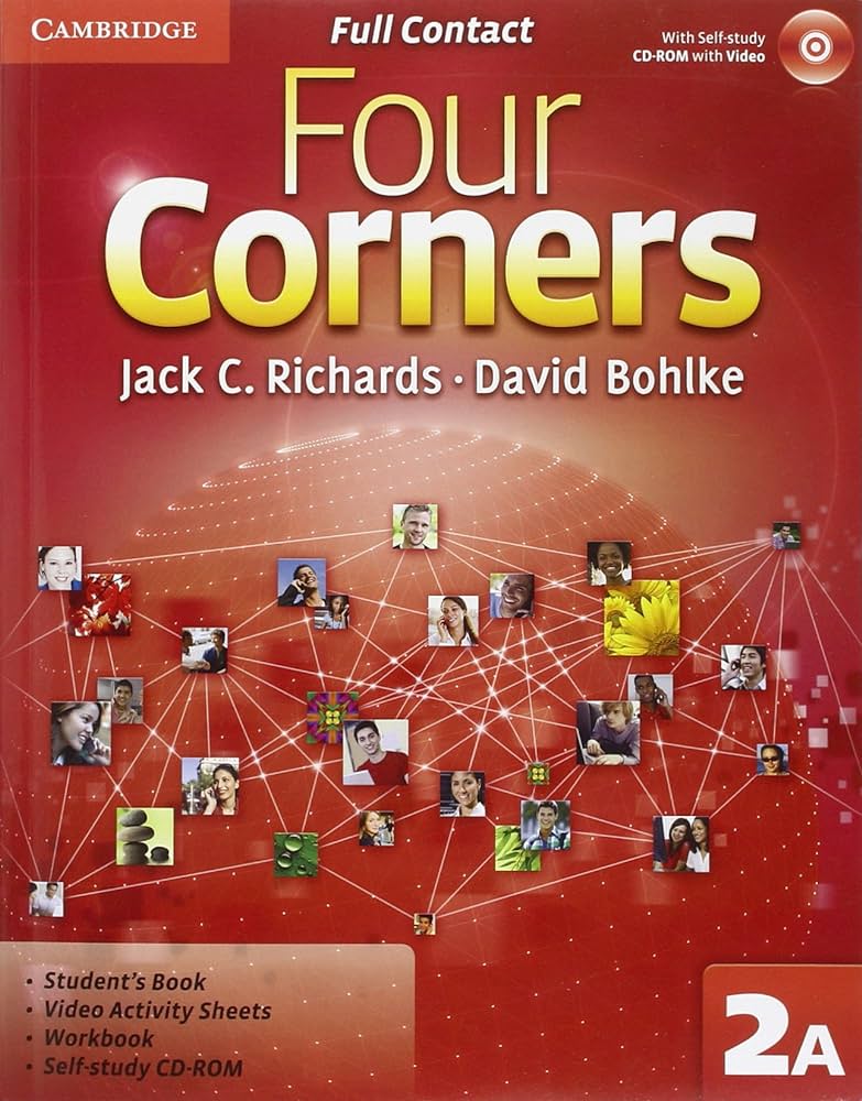 FOUR CORNERS 2A  FULL CONTACT WITH SELF STUDY CD-ROM 