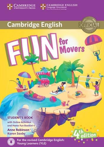 FUN FOR MOVERS 4ED STUDENTS BOOK WITH HOME FUN BOOKLET AND ONLINE ACTIVITIES