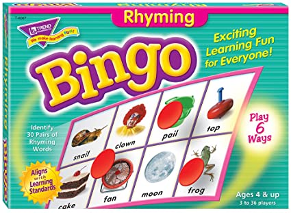 GAME RHYMING BINGO
