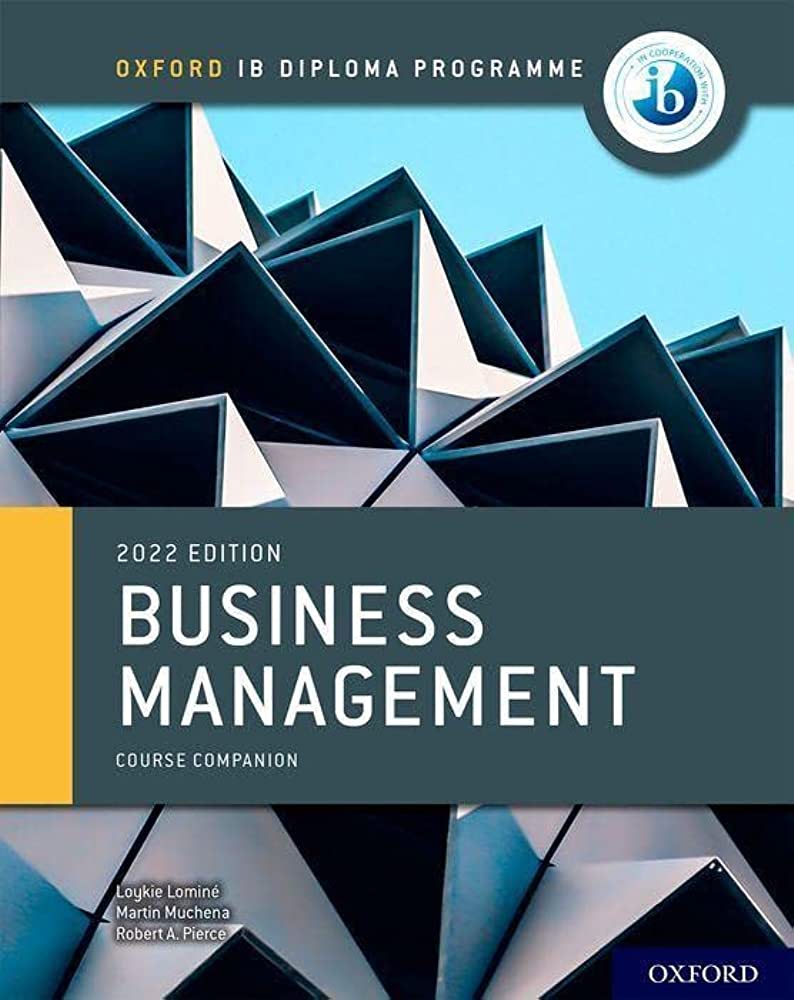 IB DIPLOMA BUSINESS MANAGEMENT
