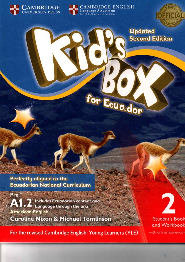 KIDS BOX FOR ECUADOR -LEVEL 2 - 2ND EDITION- STUDENTS BOOK AND WORKBOOK FULL COMBO WITH ONLINE RESOURCES   