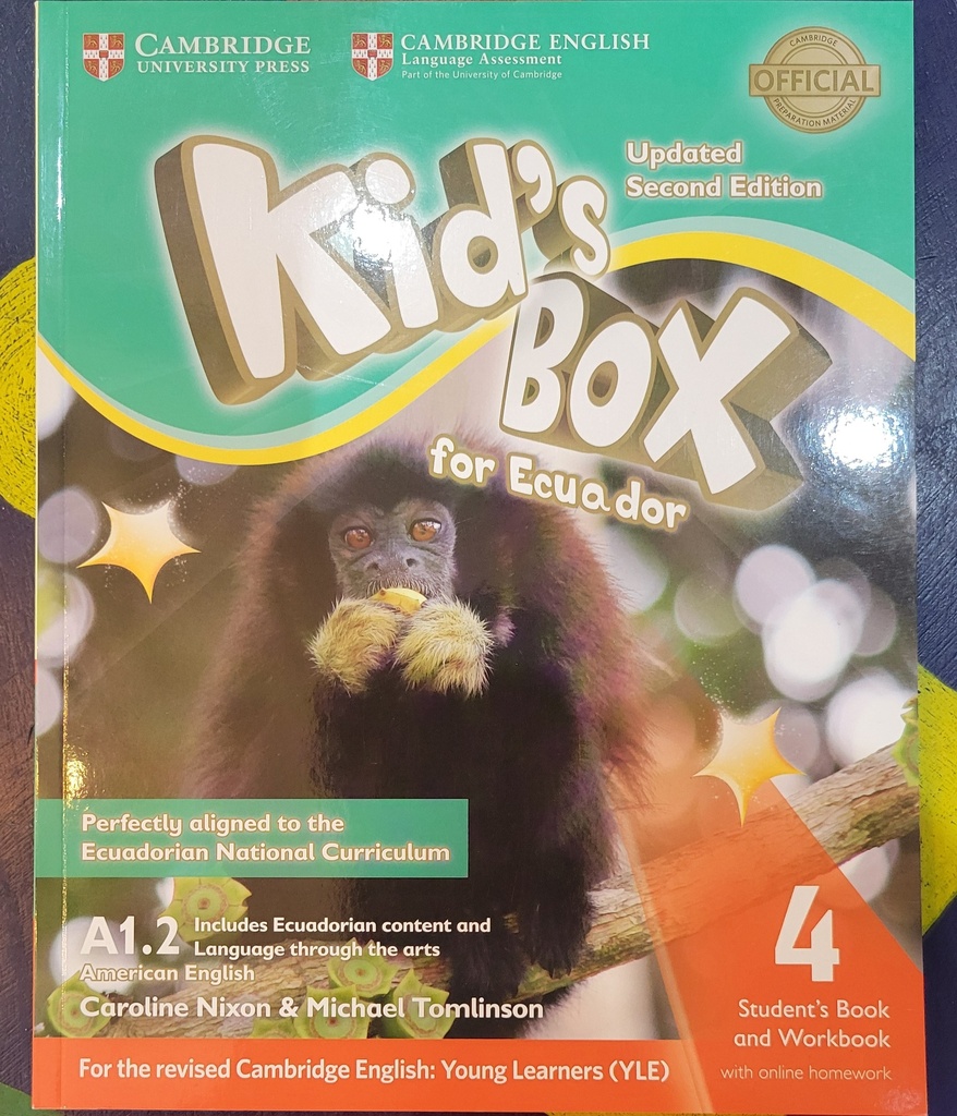 KIDS BOX FOR ECUADOR-LEVEL 4- 2ND EDITION- STUDENTS BOOK AND WORKBOOK FULL COMBO WITH ONLINE RESOURCES