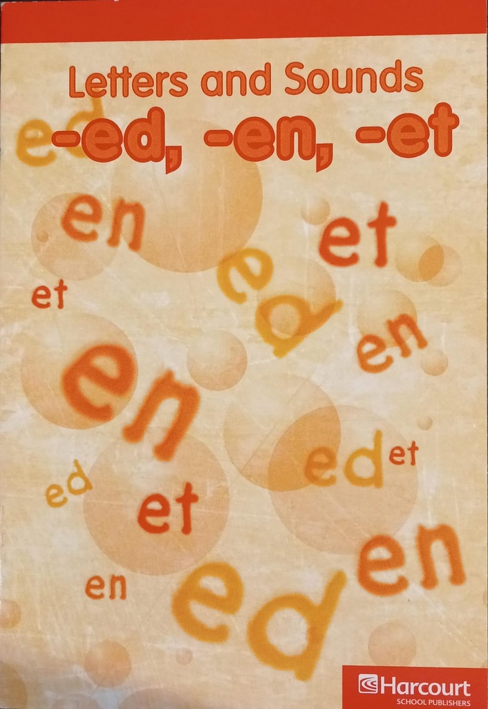 LETTERS AND SOUNDS -ED, -EN, -ET