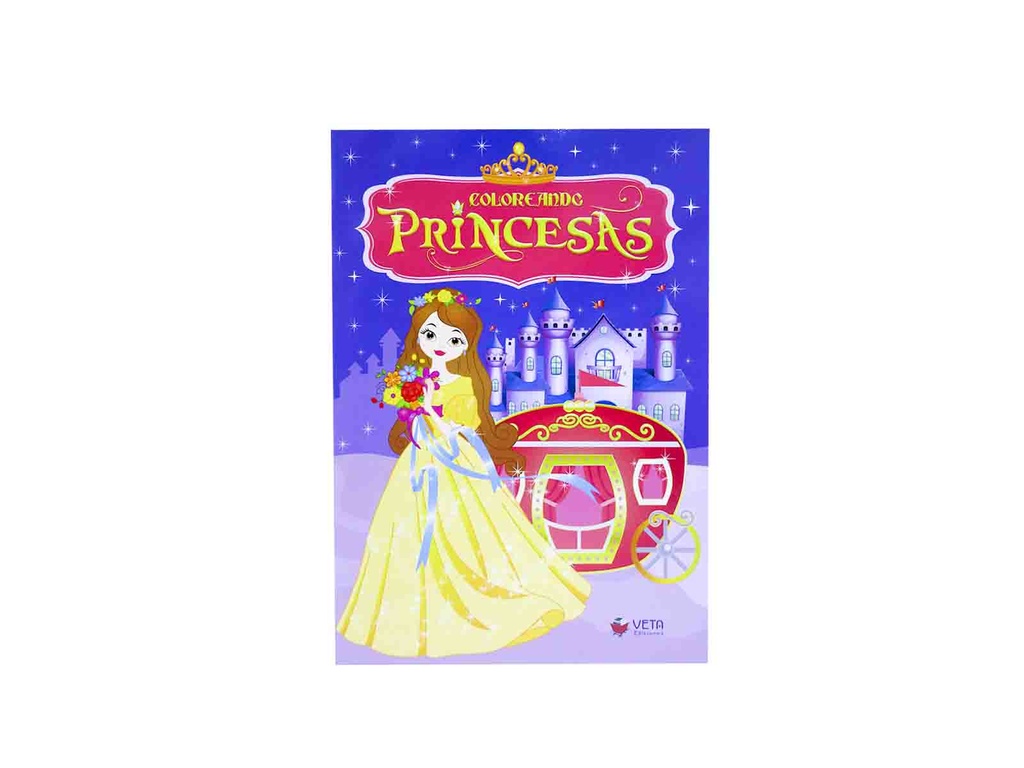 MAXI LIBRO COLOREANDO PRINCESAS
