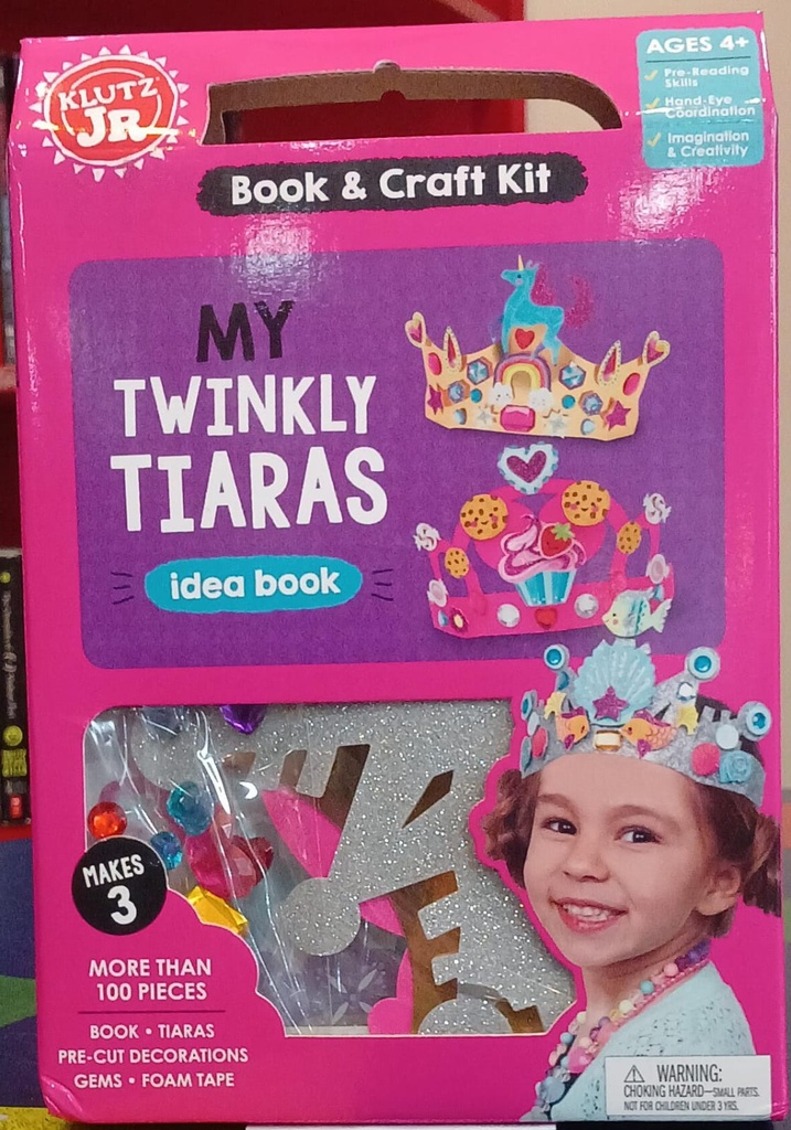 MY TWINKLY TIARAS: BOOK & CRAFT KIT