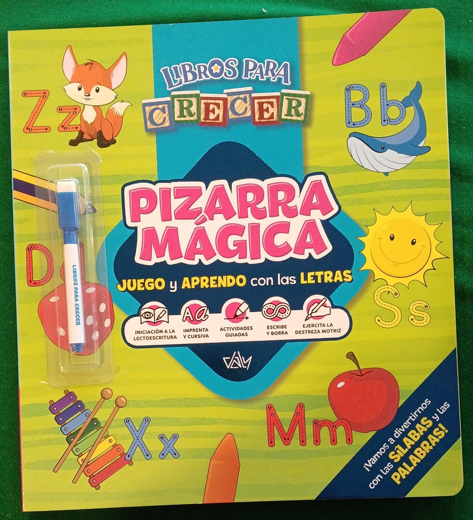 PIZARRA MAGICA JUEGO Y APRENDO CON LAS LETRAS 