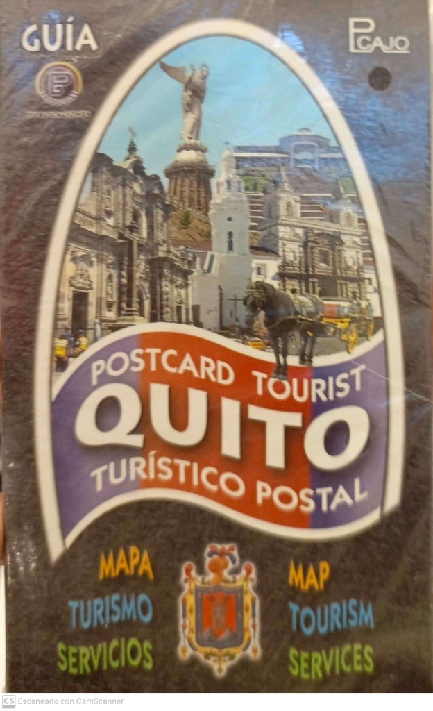 POSTCAR TOURIST QUITO TURISTICO POSTAL