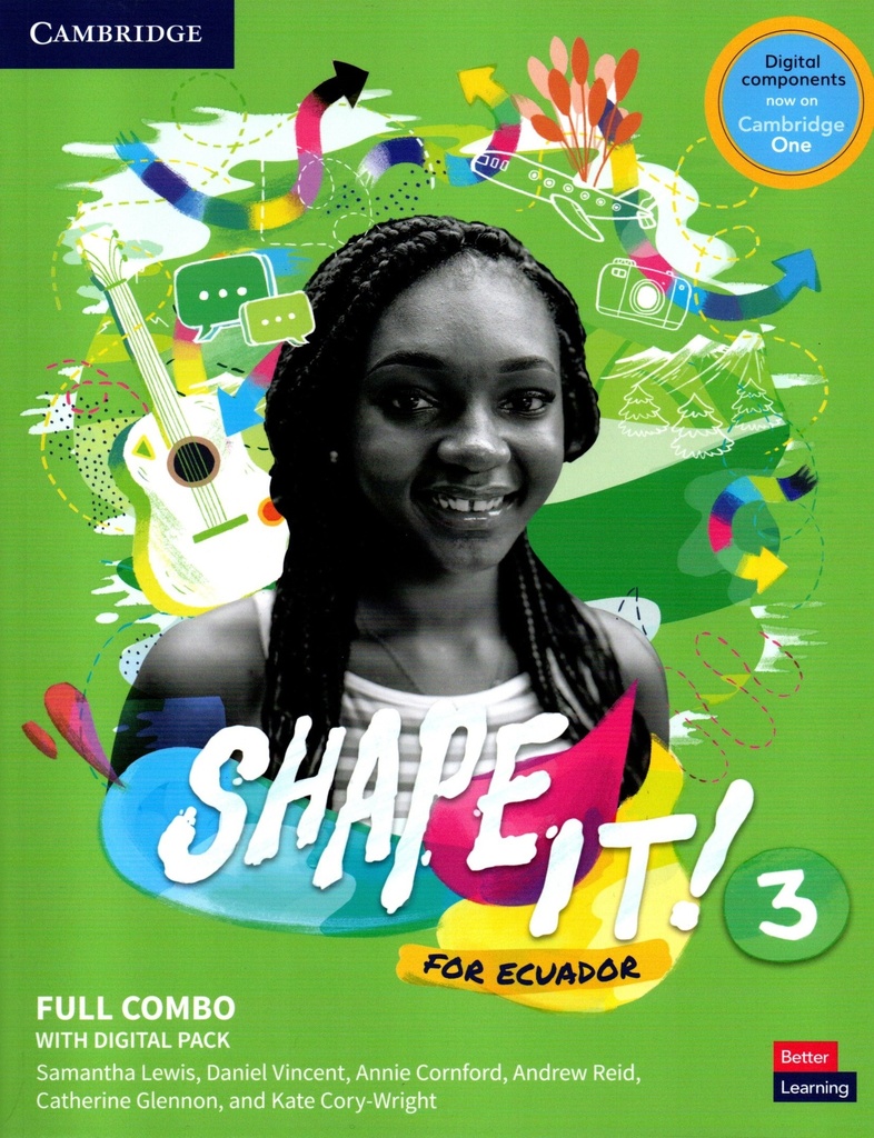SHAPE IT FOR ECUADOR LEVEL 3 FULL COMBO STUDENTS BOOK AND WORKBOOK WITH DIGITAL PACK