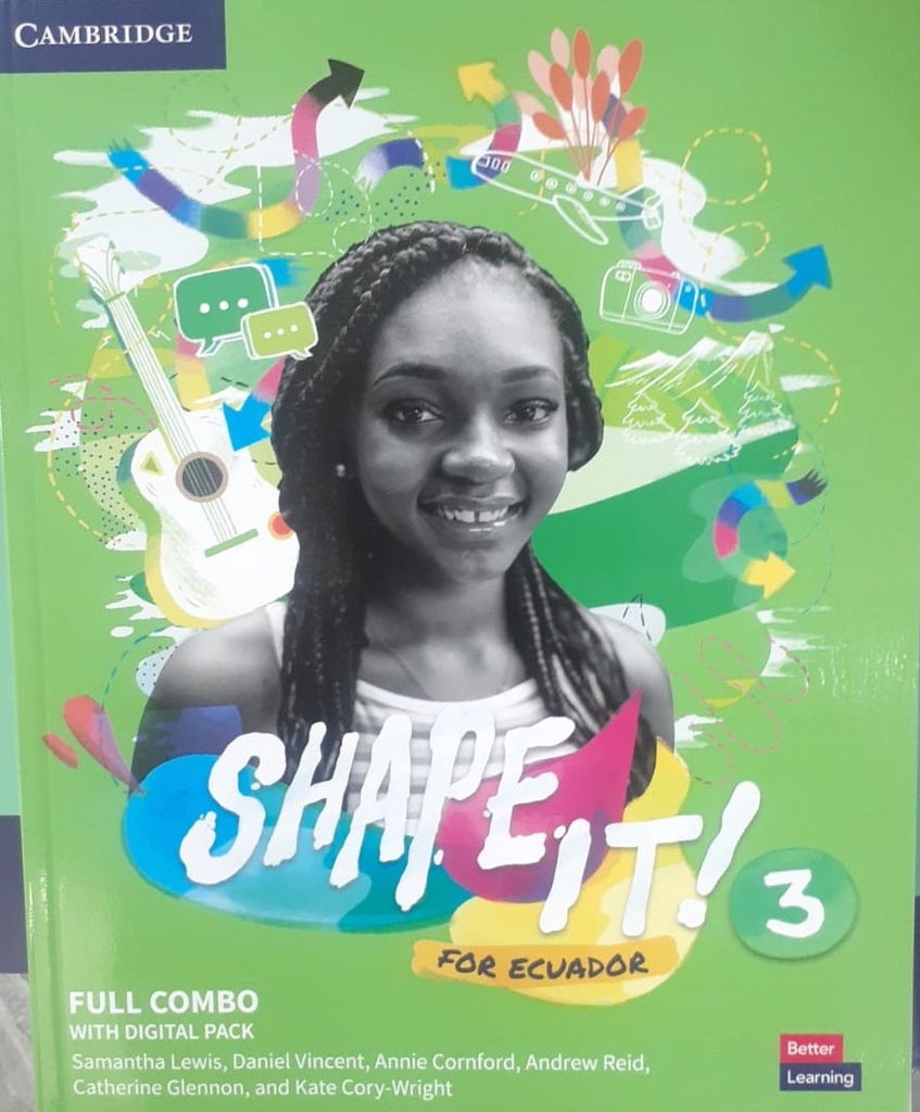 SHAPE IT FOR ECUADOR LEVEL 3 FULL COMBO STUDENTS BOOK AND WORKBOOK WITH DIGITAL PACK