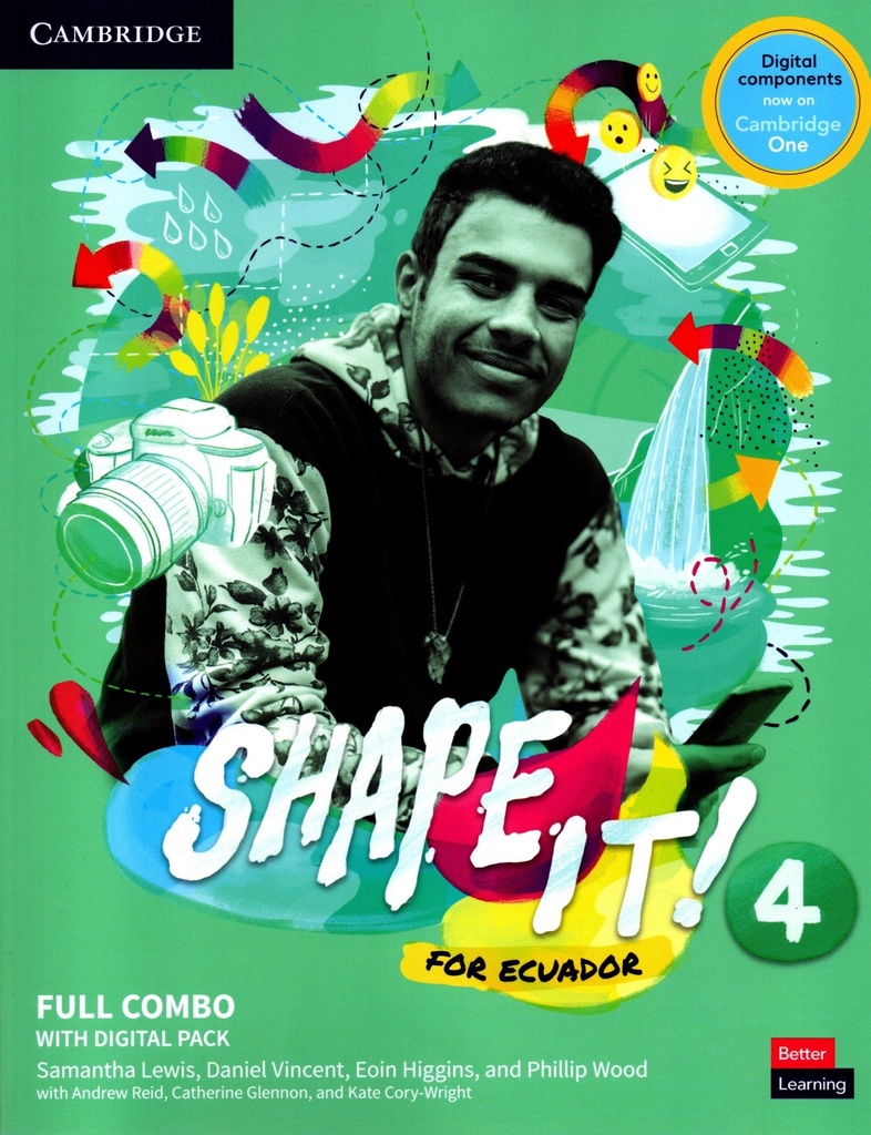 SHAPE IT FOR ECUADOR LEVEL 4 FULL COMBO STUDENTS BOOK AND WORKBOOK WITH DIGITAL PACK