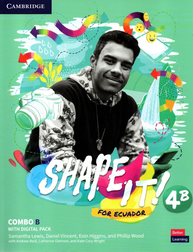 SHAPE IT FOR ECUADOR LEVEL 4B COMBO STUDENTS BOOK AND WORKBOOK WITH DIGITAL PACK