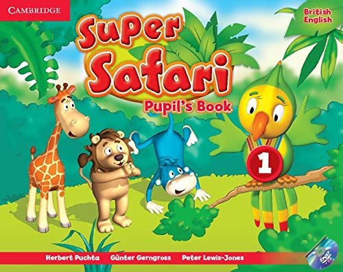 SUPER SAFARI PUPILS LV 1 BOOK WITH DVD-ROM