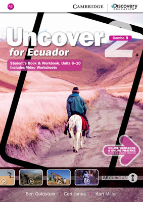 UNCOVER 2B FOR ECUADOR COMBO WITH ONLINE WORKBOOK AND ONLINE PRACTICE