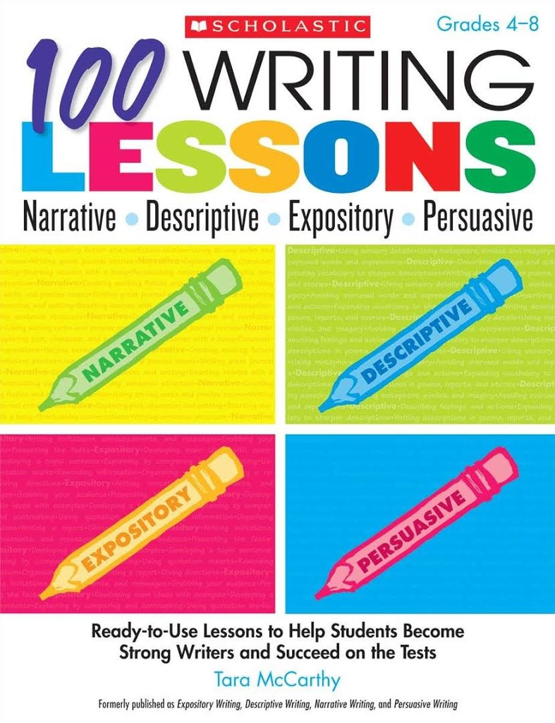 100 WRITING LESSONS GR 4-8