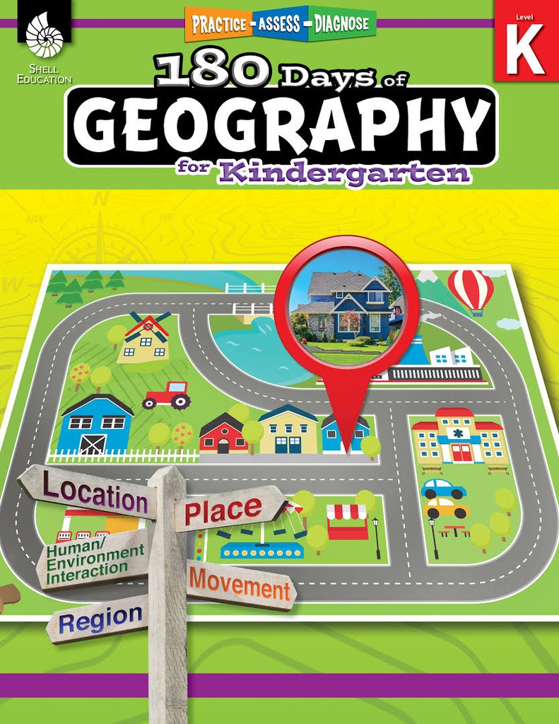 180 DAYS OF GEOGRAPHY FOR KINDERGARTEN LV K