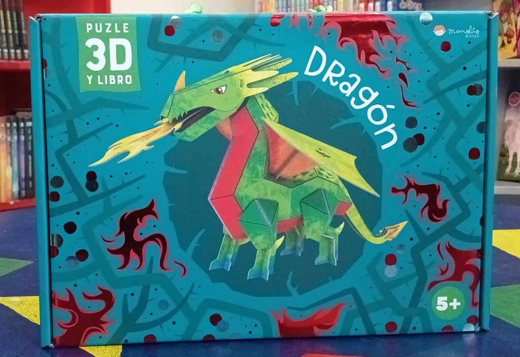DRAGON, PUZLE 3D Y LIBRO