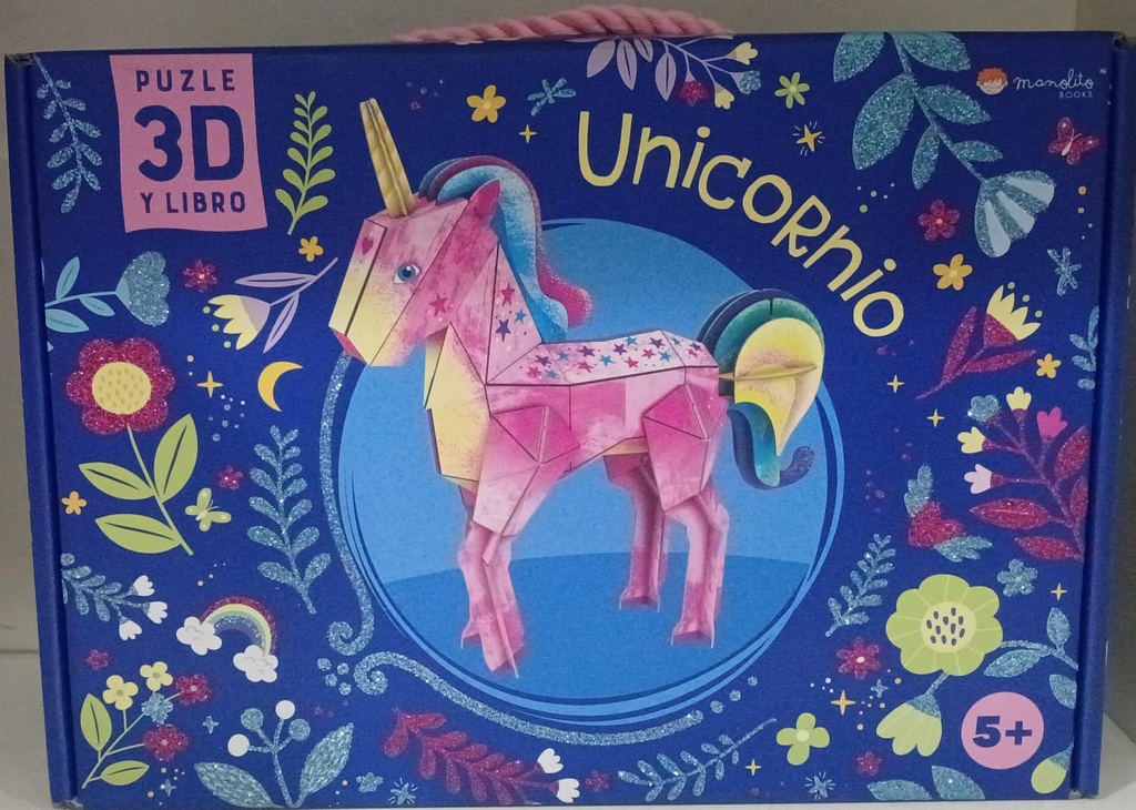 UNICORNIO, PUZLE 3D Y LIBRO