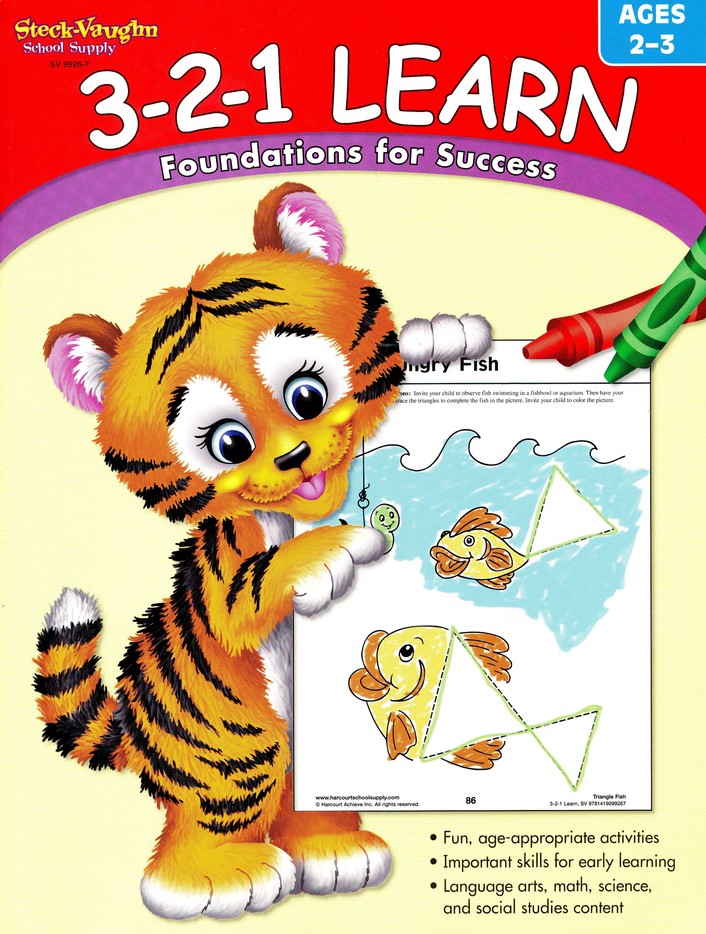 3-2-1 LEARN REPRODUCIBLE AGES 2-3
