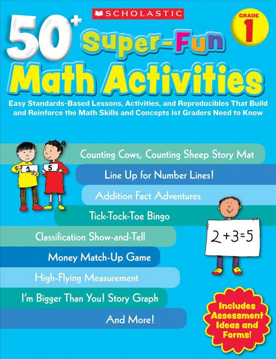 50 SUPER FUN GR 1 MATH ACTIVITIES