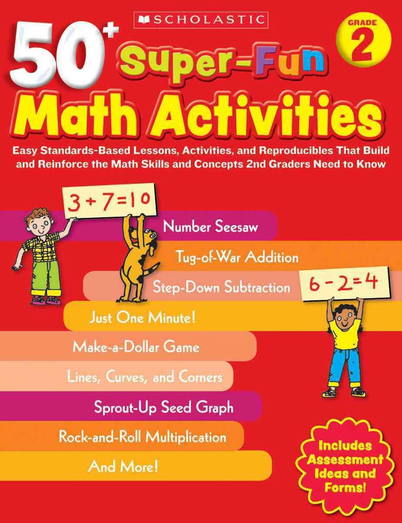 50 SUPER FUN GR 2 MATH ACTIVITIES 