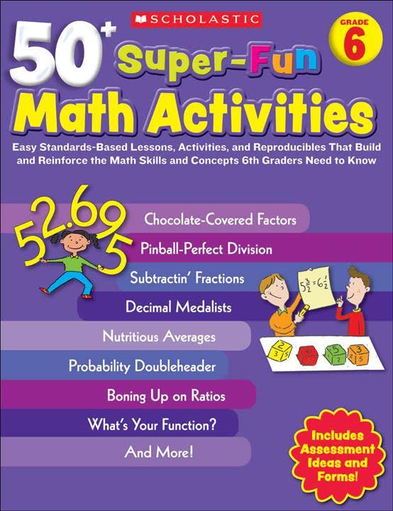 50 SUPER FUN GR 6 MATH ACTIVITIES