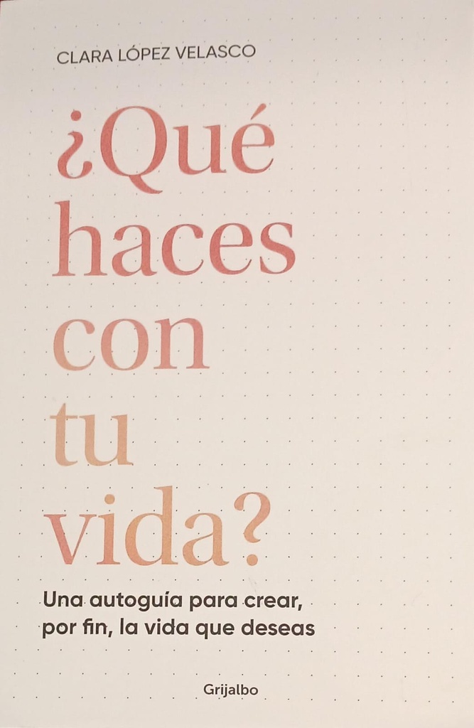 ¿QUE HACES CON TU VIDA?