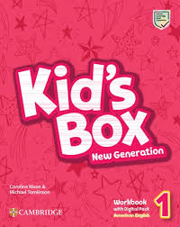 KID'S BOX NEW GENERATION LEVEL 1 WORKBOOK WITH DIGITAL PACK AMERICAN ENGLISH