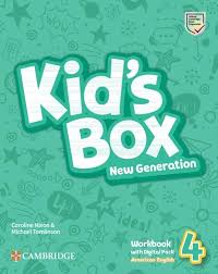 KID'S BOX NEW GENERATION LEVEL 4 WORKBOOK WITH DIGITAL PACK AMERICAN ENGLISH