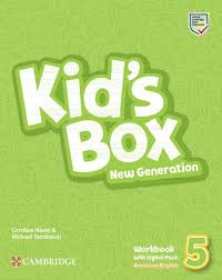 KID'S BOX NEW GENERATION LEVEL 5 WORKBOOK WITH DIGITAL PACK AMERICAN ENGLISH