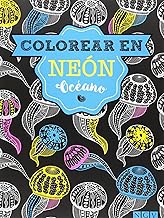 OCEANO COLOREAR EN NEON  - ILUSTRA