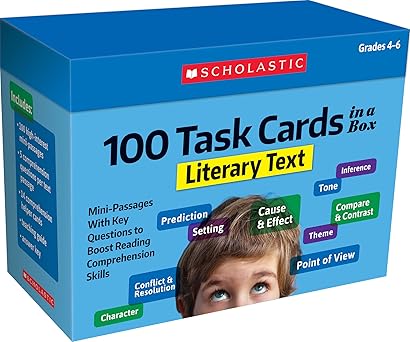 100 TASK CARDS IN A BOX: LITERARY TEXT